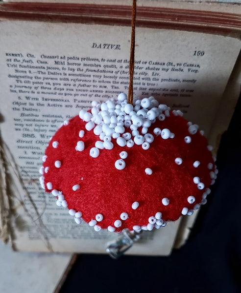 CRYSTAL AMANITA 1 by artist Alex Diaz (Rooted and Stitched)