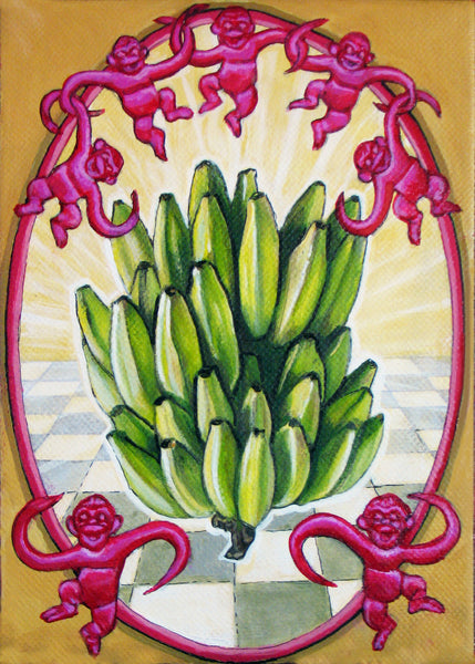 #67 LOS PLATANOS (The Plantains) by artist Annette Hassell