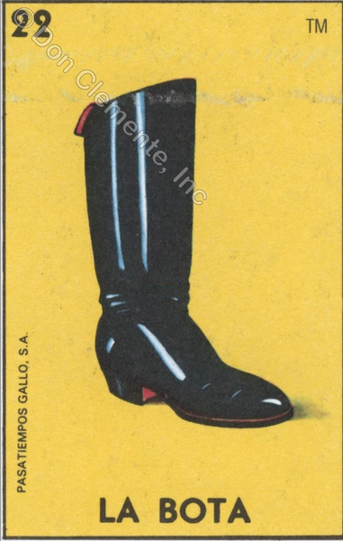 22 LA BOTA (The Boot) by artist Miriam Martinez