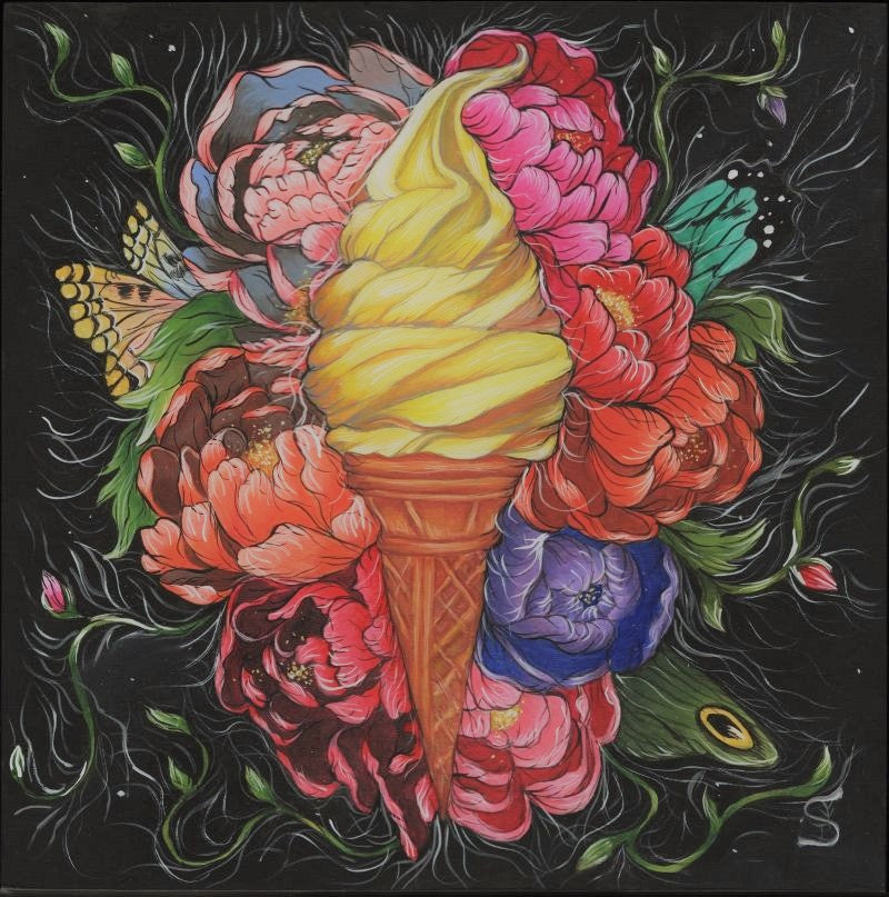 SWEET ESCAPE by artist Skye Becker-Yamakawa