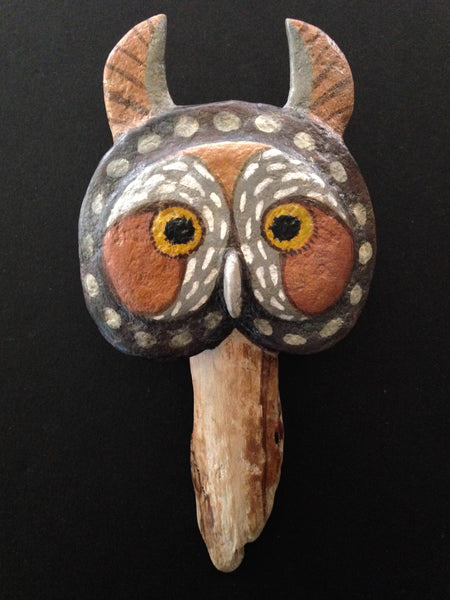 OWL MASK #2 by artist Ulla Anobile