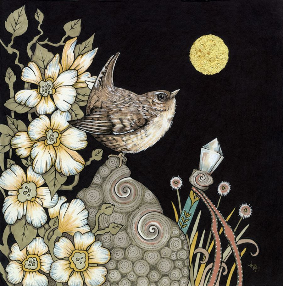GUARDIAN WREN by artist Anita Inverarity