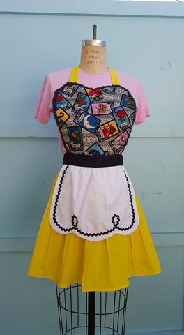 Loteria inspired aprons by Los Lover Dovers