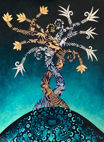 EL ARBOL DE LA VIDA / TREE OF LIFE by artist Milka LoLo