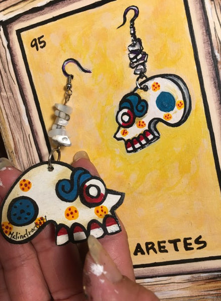 LOS ARETES (The Earrings) #95 by artist Gabriela Zapata