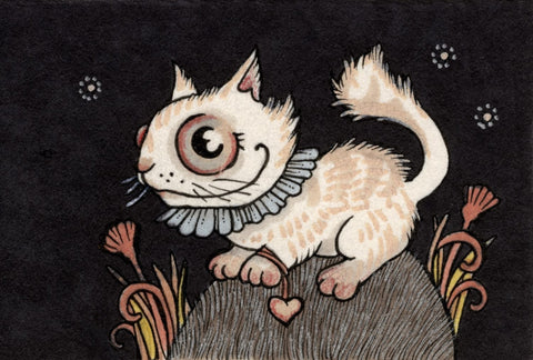 Ask the Cheshire Cat by artist Anita Inverarity