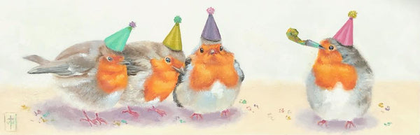 THE BIRD-DAY PARTY by artist Terri Woodward