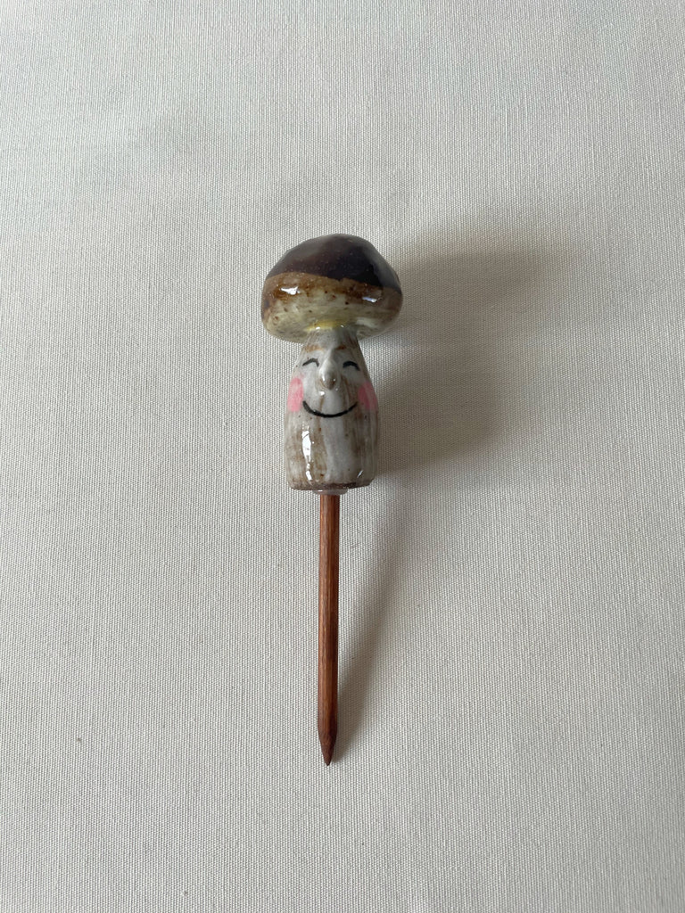 BOLETUS MUSHROOM PLANT-STAKE 1 by artist Milla Istomina