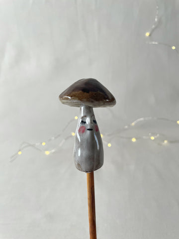 BOLETUS MUSHROOM PLANT-STAKE 2 by artist Milla Istomina