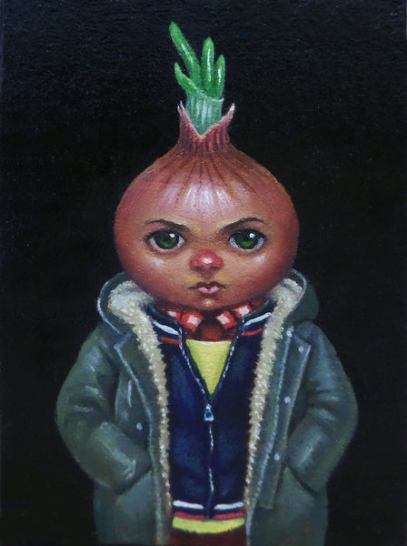 LA CEBOLLA (The Onion) #58 Giclee print by artist Olga Ponomarenko