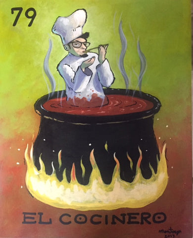 #79 EL COCINERO (The Chef) by artist Jerry Montoya