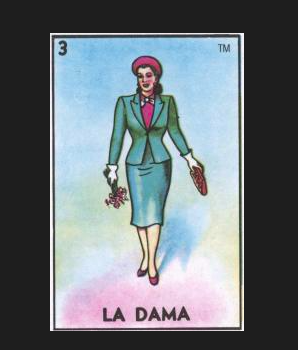 La Dama #3 (The Lady) by artist Tammy Mae Moon