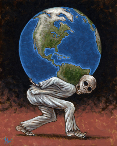 37 EL MUNDO (The World) by artist Holly Wood