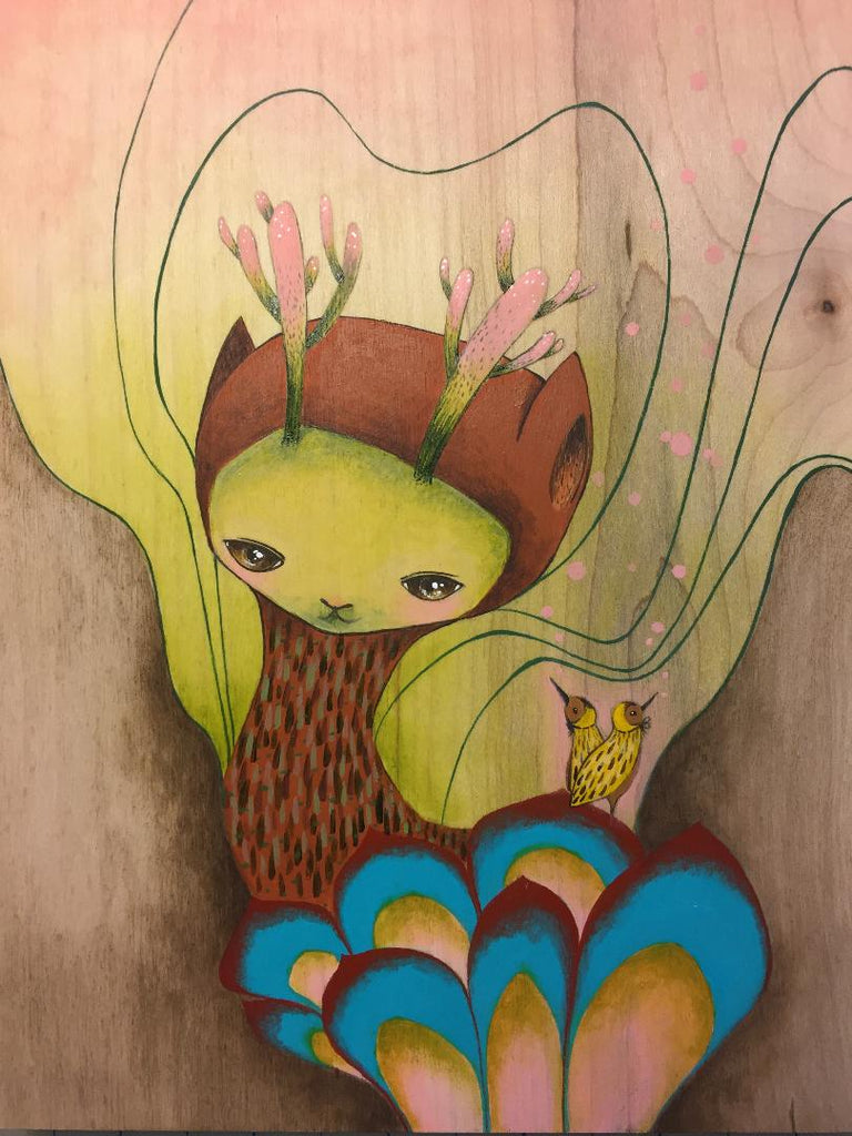 EMMA GOT NEW ANTLERS by artist Malathip