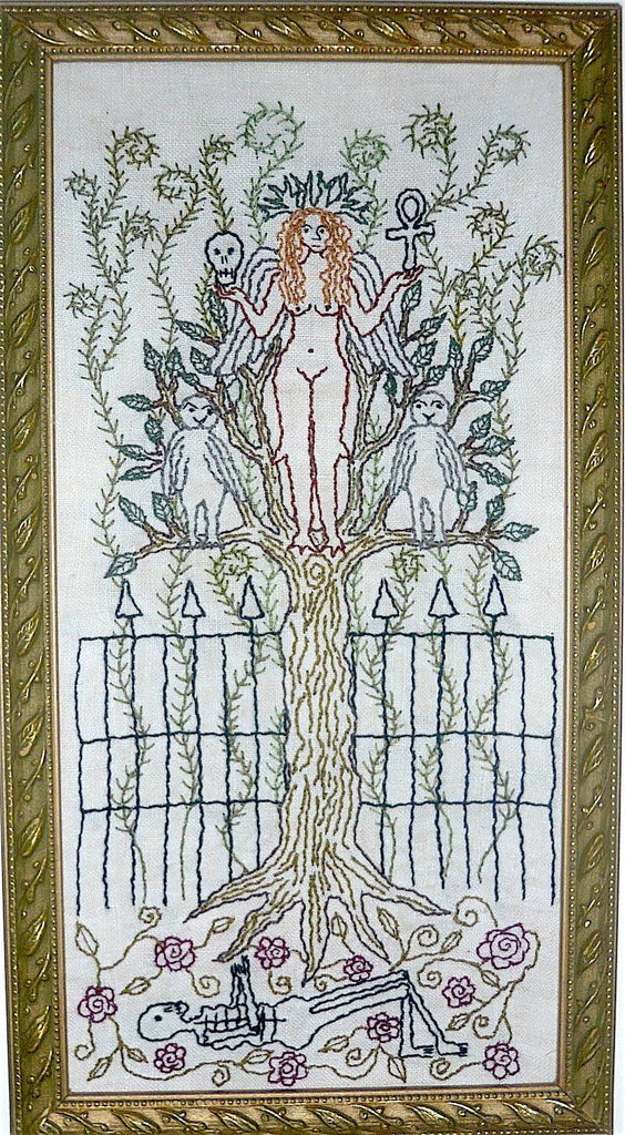 ERESHKIGAL, Queen of the Land of the Dead by artist Mavis Leahy