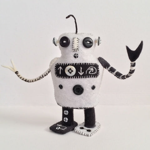 ROBOT GUIDE by artist Ulla Anobile