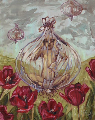 LOOKING THROUGH A GLASS ONION by artist Lacey Bryant