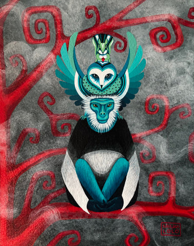 FRIENDSHIP TOTEM by artist Milka LoLo