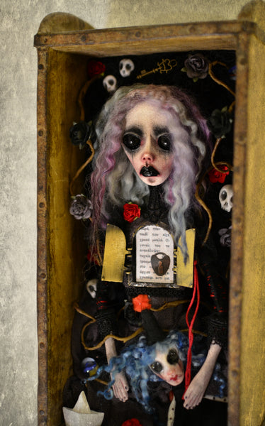 THE PRISONS OF OUR CHILDHOOD by artist Anima ex Manus Art Dolls (Ioanna Tsouka)
