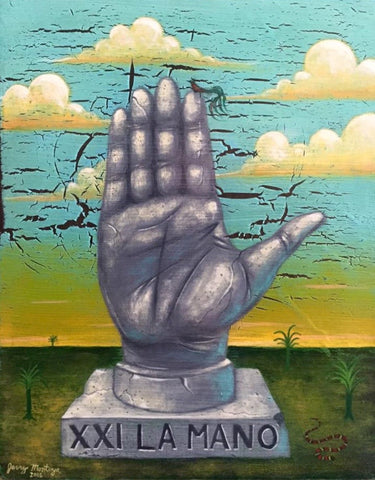 La mano #21 (The Hand) by artist Jerry Montoya