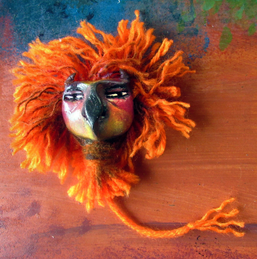 Large Orange Bete by artist Patricia Krebs