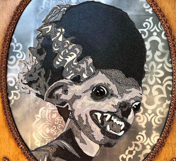 THE BRIDE OF FRANKENCHI by artist Lori Herbst