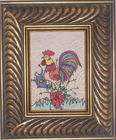 #1 EL GALLO (The Rooster) by artist Mavis Leahy