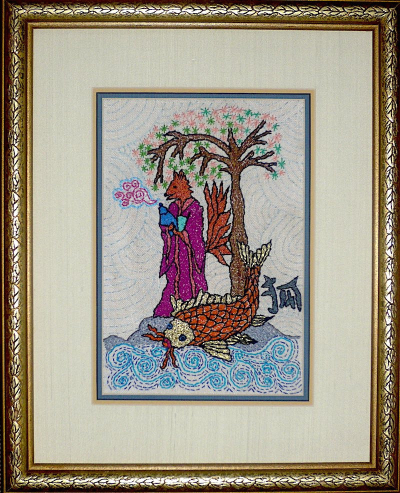MEI, the FOX SPIRIT by artist Mavis Leahy