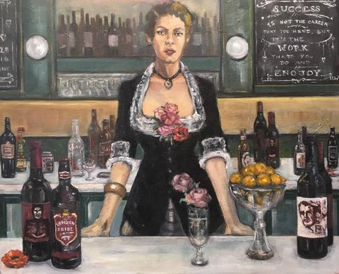 Molly Moggs, The Wild Rose of London by artist Nancy Cintron