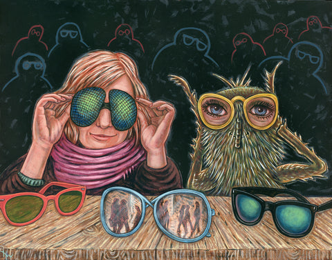 NEW EYES by artist Holly Wood