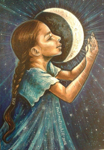 NIÑA LUNA by artist Gabriela Zapata