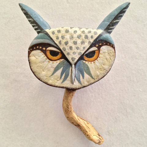 OWL MASK 13 by artist Ulla Anobile