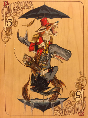 EL PARAGUAS #5 (The Umbrella) by artist Joe Vollan