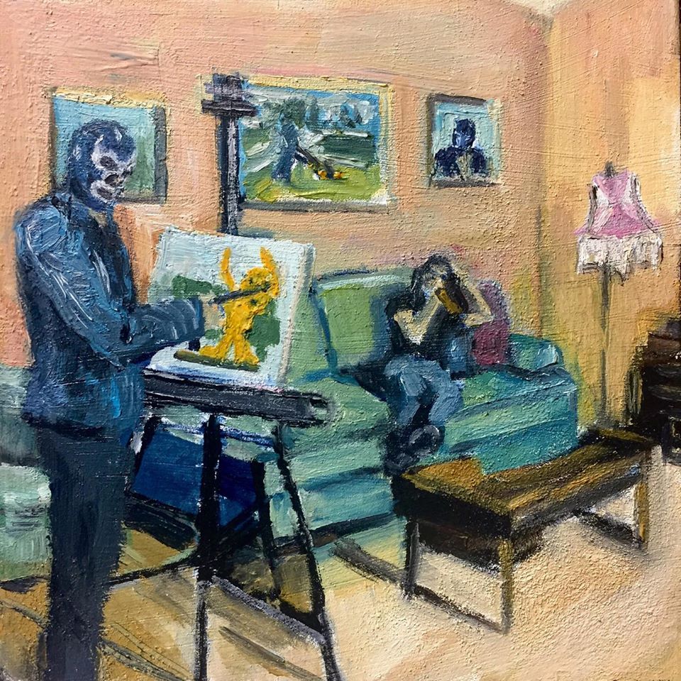 EL FAMOSO PINTOR DE FIGURAS by artist Nancy Cintron