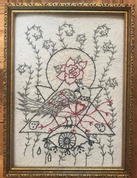 THE QUANDRY, SHOULD I STAY OR SHOULD I GO? by artist Mavis Leahy