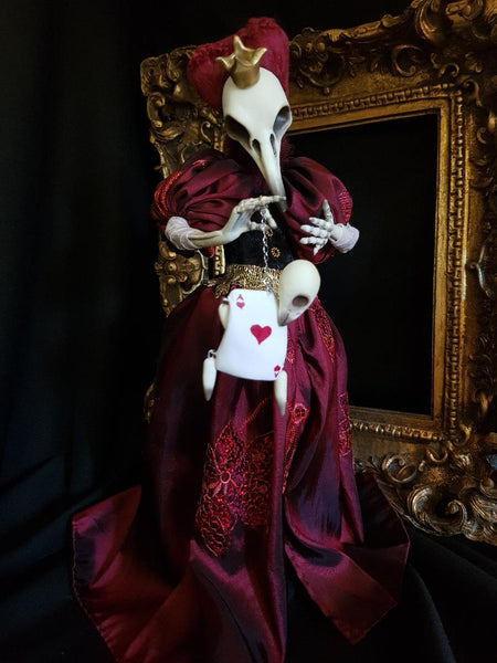 QUEEN OF HEARTS (REVISITED) by artist Simona Mereu (The Mad Doll's Lounge)