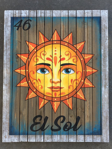 #46 EL SOL (The Sun) by artist Ruth Barrera