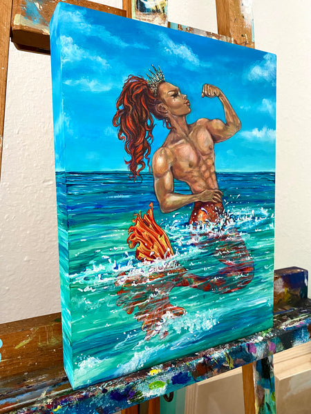 6 LA SIRENA (The Mermaid) / The Siren Queen by artist Gabriela Zapata
