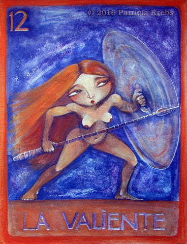 La valiente #12 (The Brave One) by artist Patricia Krebs