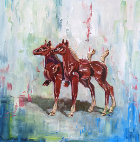WE CAN HOLD EACH OTHER UP by artist Lacey Bryant