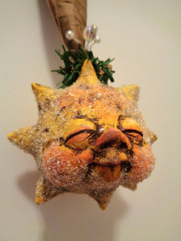 "Yellow Star Eyes Closed" by artist Denise Bledsoe