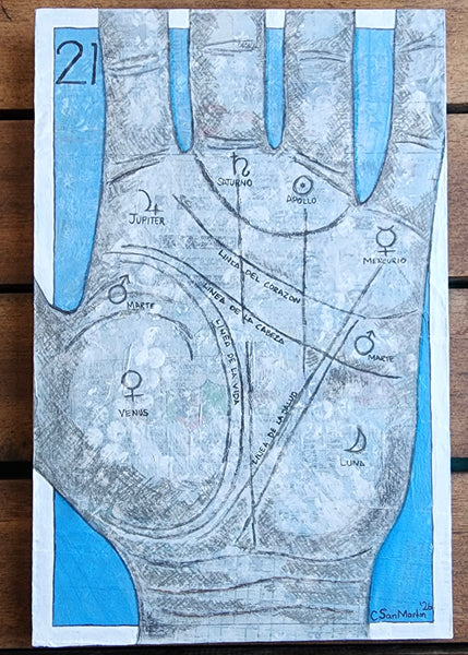 21 LA MANO (The Hand) by artist Carla San Martín