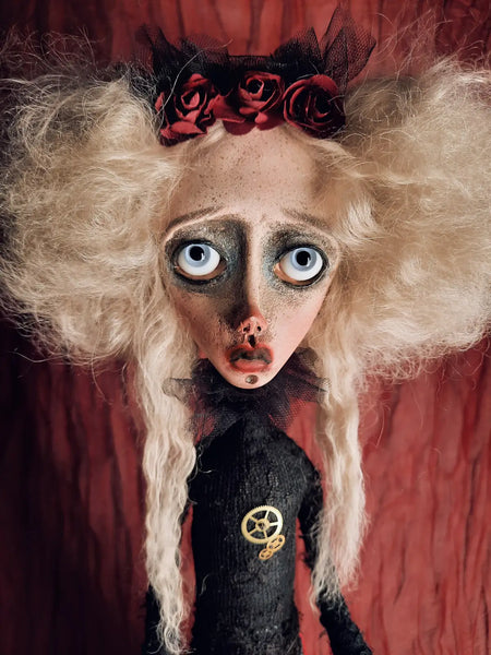 JANUS REIMAGINED/FACES OF TIME by artist Ioanna Tsouka of Anima ex Manus Art Dolls