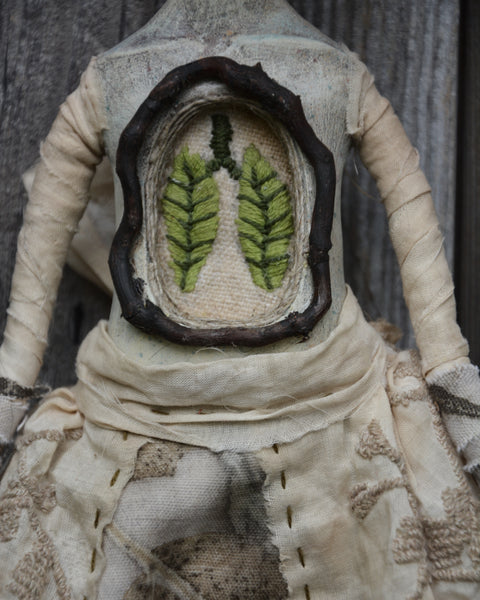 VERDANT BREATH by artist Gioconda Pieracci of Pupillae Art Dolls