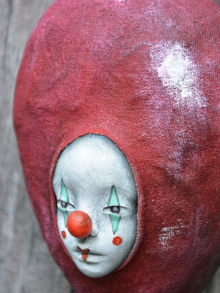 63 EL PAYASO (The Clown) by artist Gioconda Pieracci of Pupillae Art Dolls