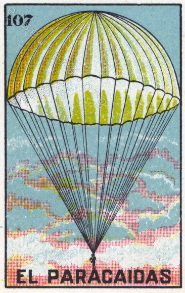 107 EL PARACAIDAS (The Parachute) by artist Verónica Jaeger
