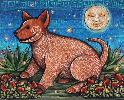 HUE HUE AND XOXŌTLA (brown) by Pamela Enríquez-Courts