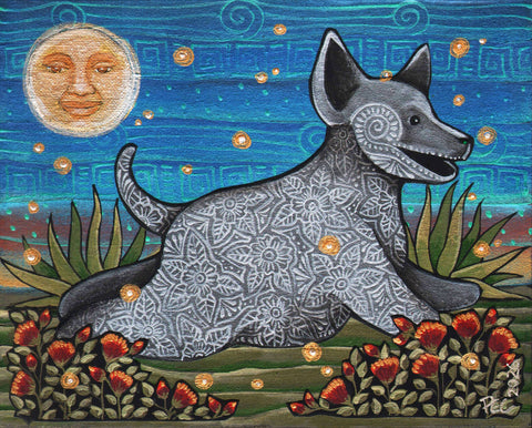 HUE HUE AND XOXŌTLA (gray) by Pamela Enríquez-Courts