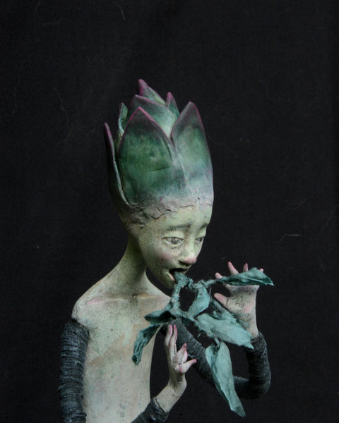 BUD by artist Gioconda Pieracci of Pupillae Art Dolls
