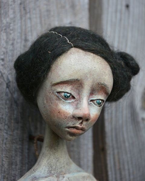 VERDANT BREATH by artist Gioconda Pieracci of Pupillae Art Dolls